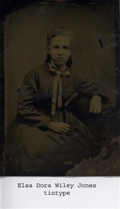 Elsa Dora Wiley Jones - tintype